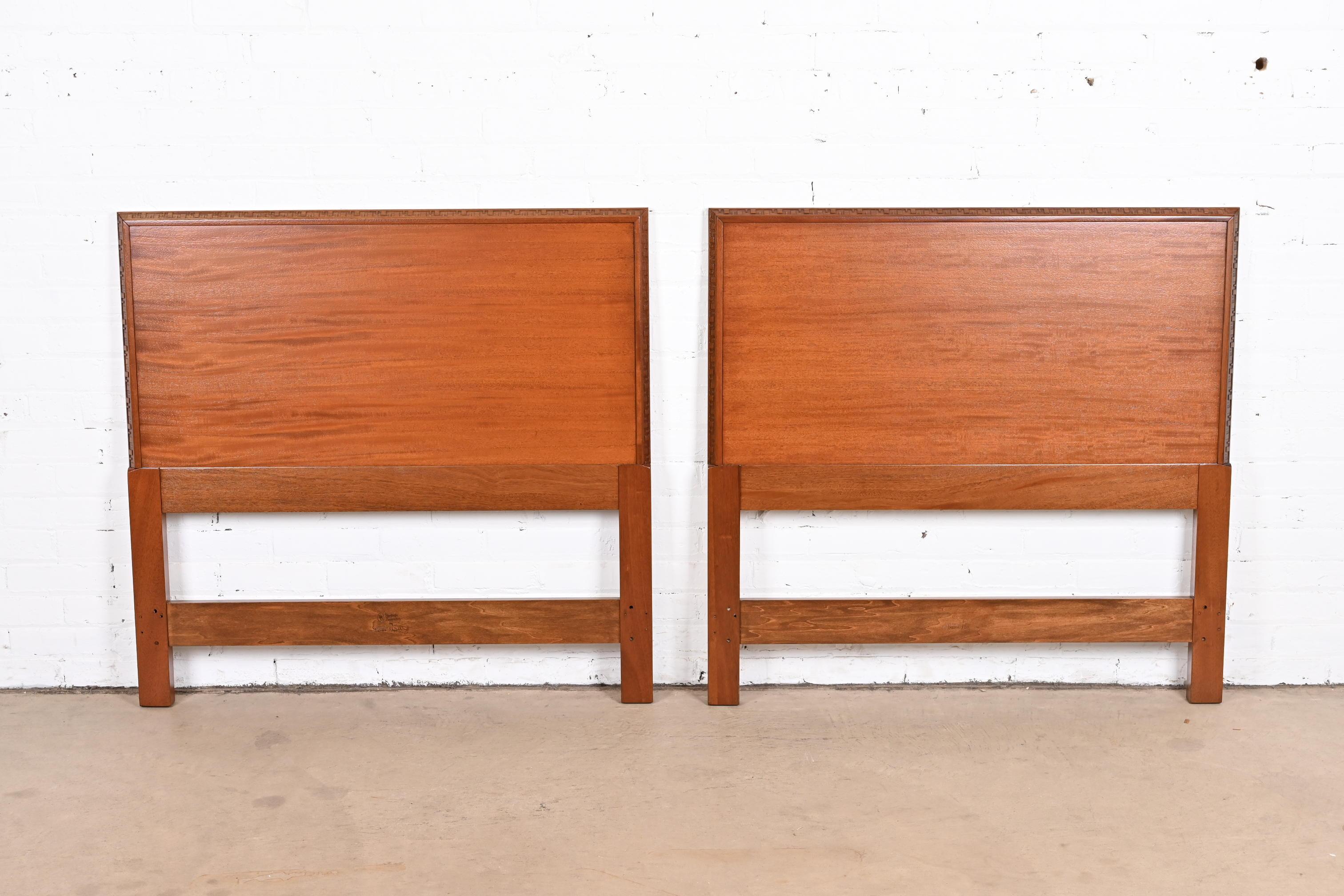A rare and exceptional pair of Mid-Century Modern 