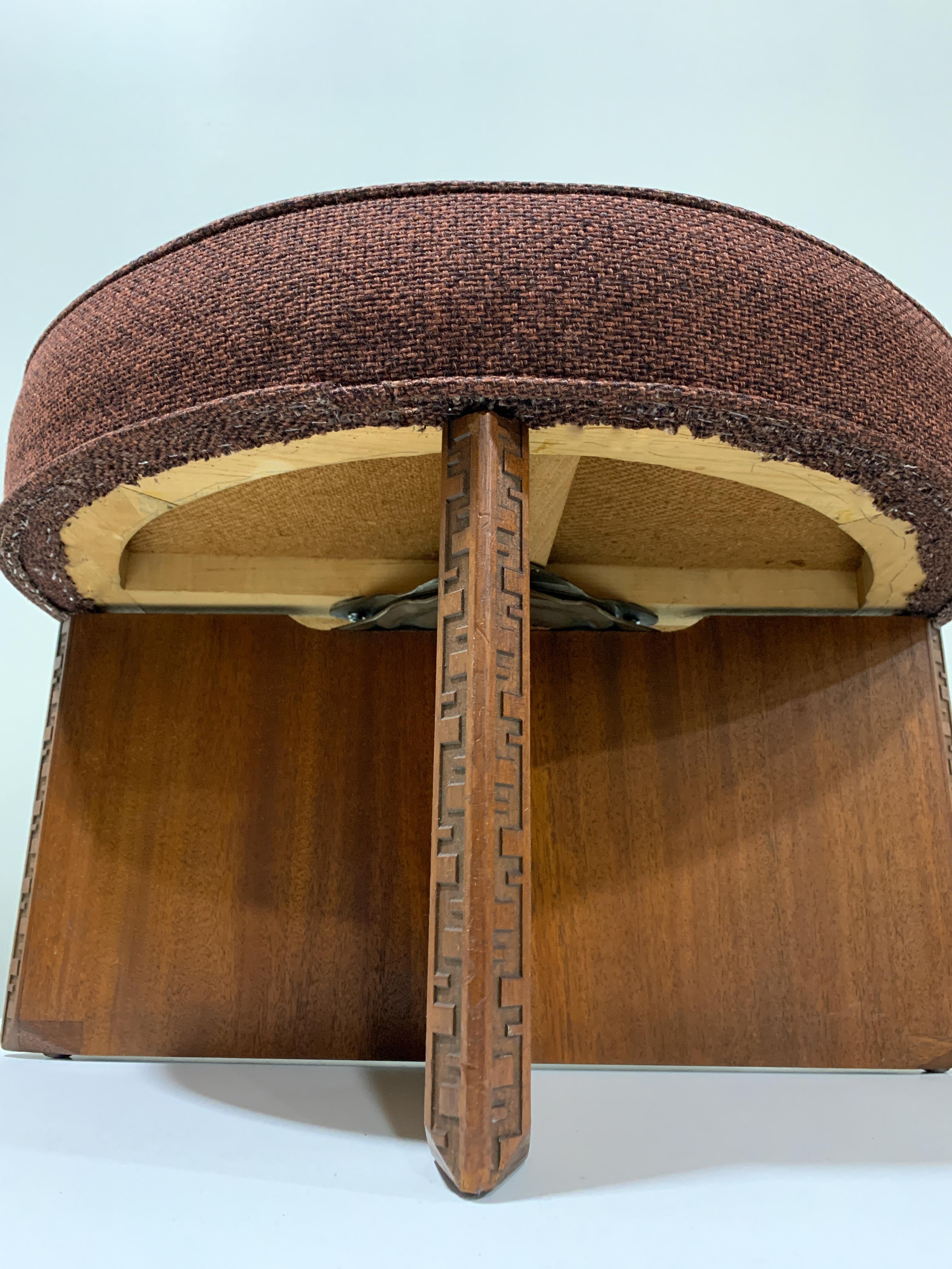 Frank Lloyd Wright Taliesin Ottoman by Heritage Henredon 3