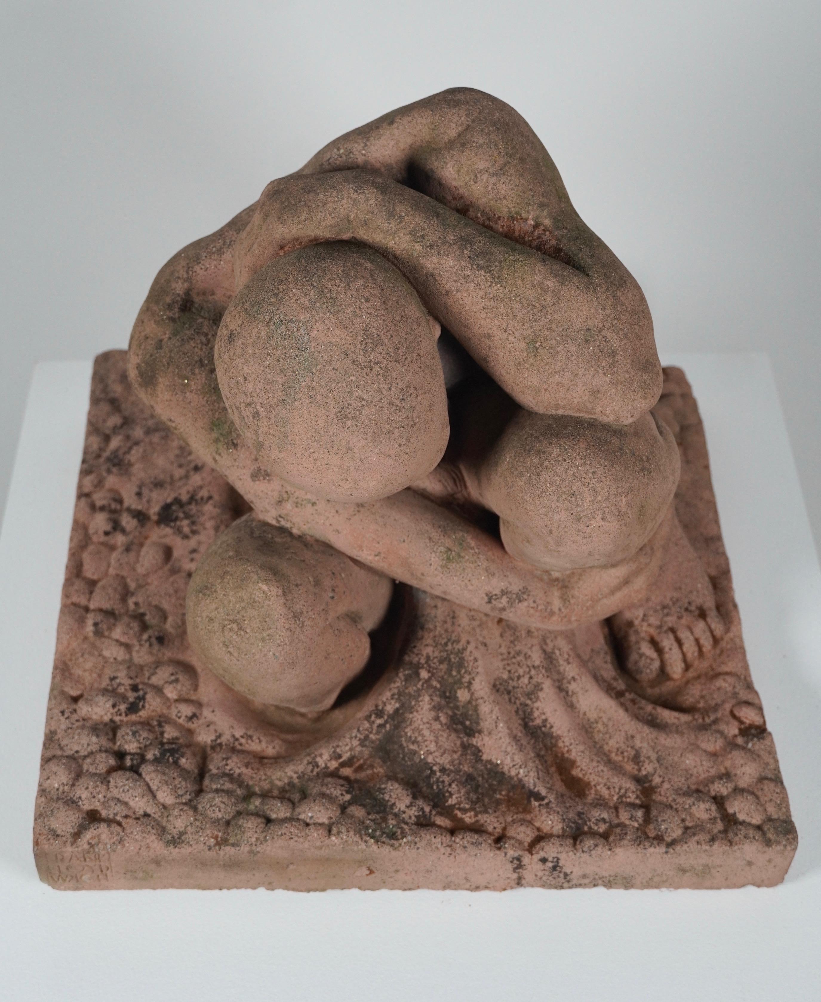 Arts and Crafts Frank Lloyd Wright Terra Cotta Sculpture 