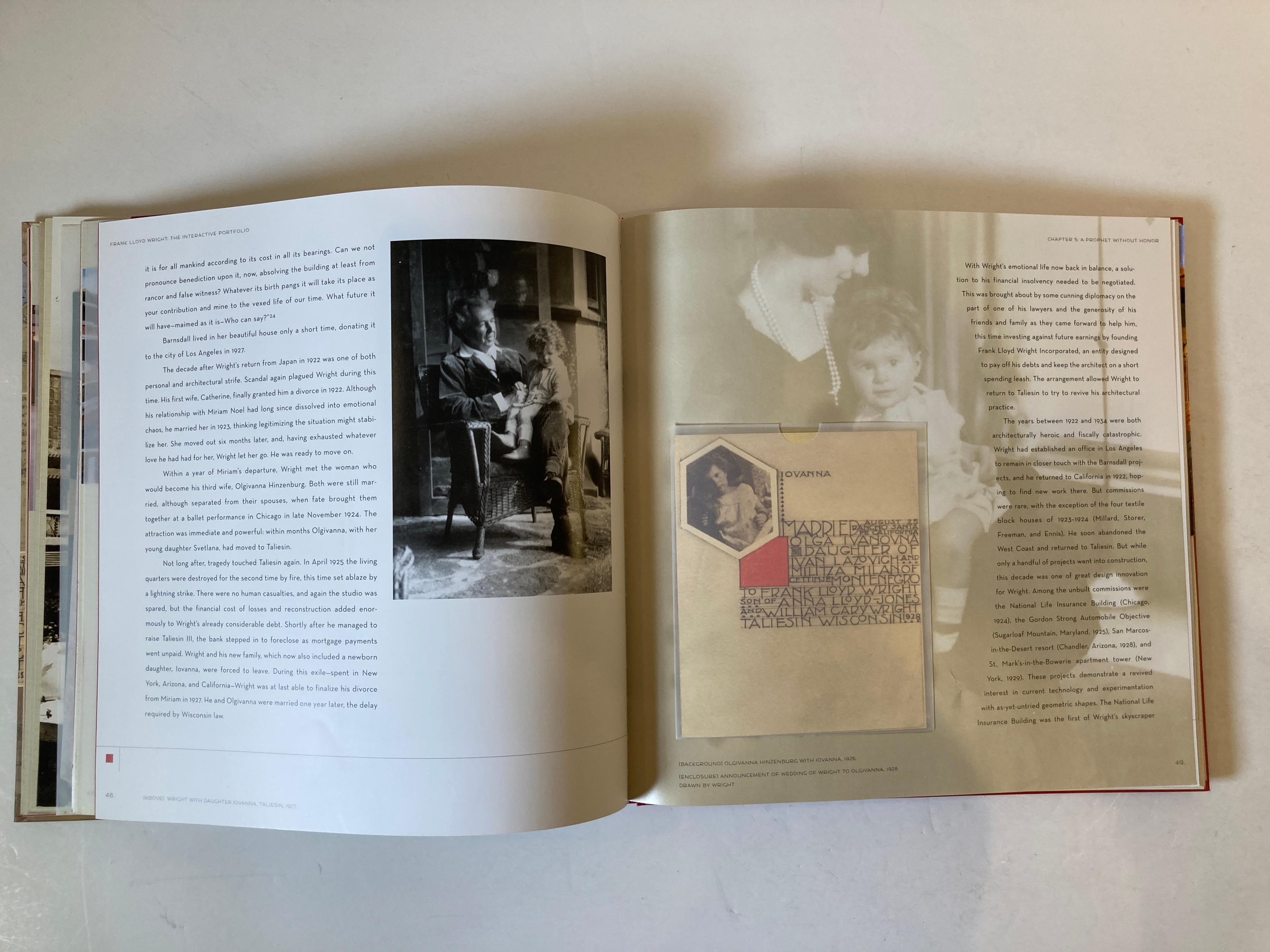 Frank Lloyd Wright The Interactive Portfolio by Margot Stipe Book 7