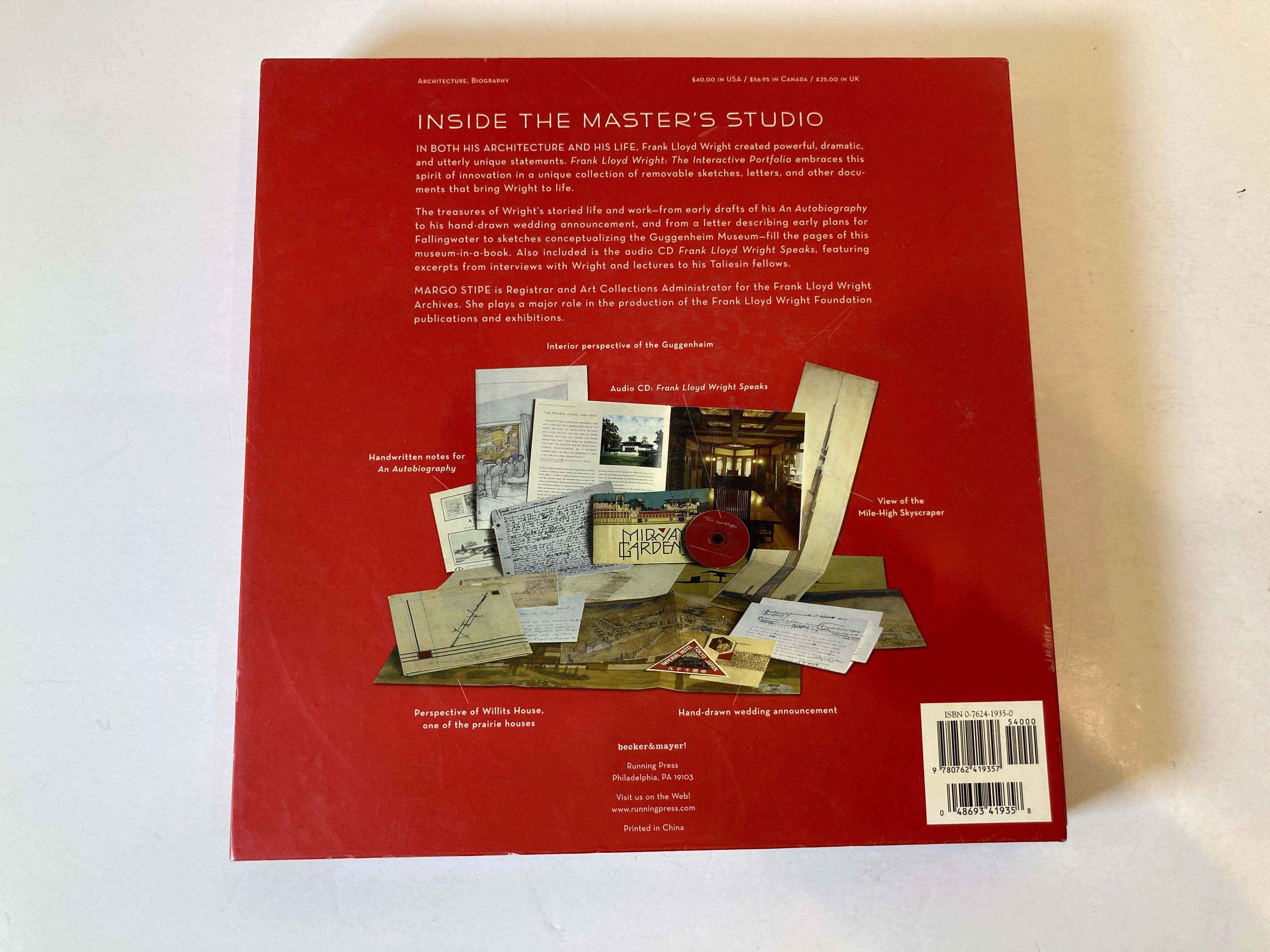 Bauhaus Frank Lloyd Wright The Interactive Portfolio by Margot Stipe Book