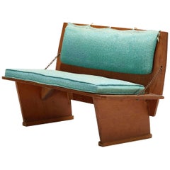 Retro Frank Lloyd Wright Unitarian Universalist Folding Bench 1951 Milwaukee Wisconsin