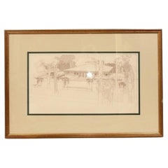 Frank Lloyd Wright Cheney House Oak Park IL Mission Arts & Crafts, Wasmuth-Druck