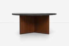 Frank Llyod Wright Green Flagstone Top "Taliesin" Coffee Table