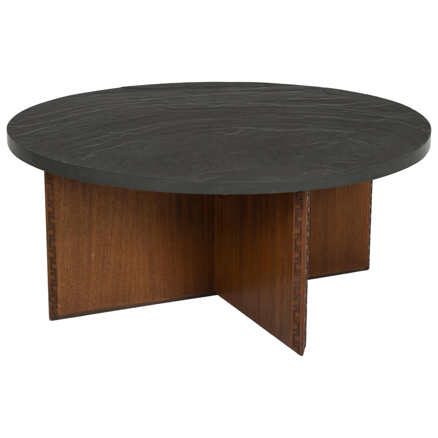 Neutra, Frank Lloyd Wright Style Architects Coffee Table at 1stDibs