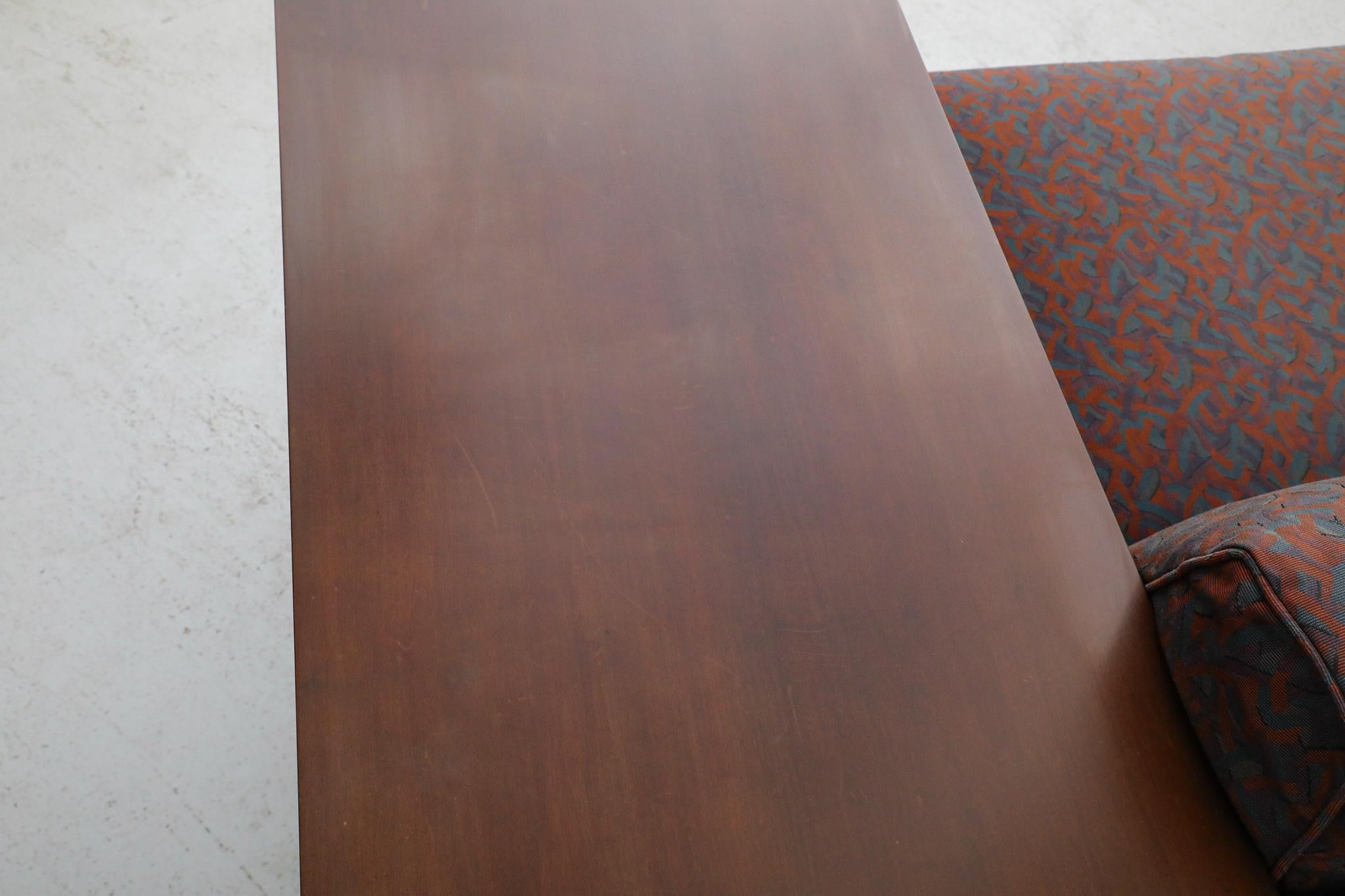 Divano Robie 3 di Frank Loyd Wright in ciliegio tinto noce di Cassina, 1989 in vendita 5