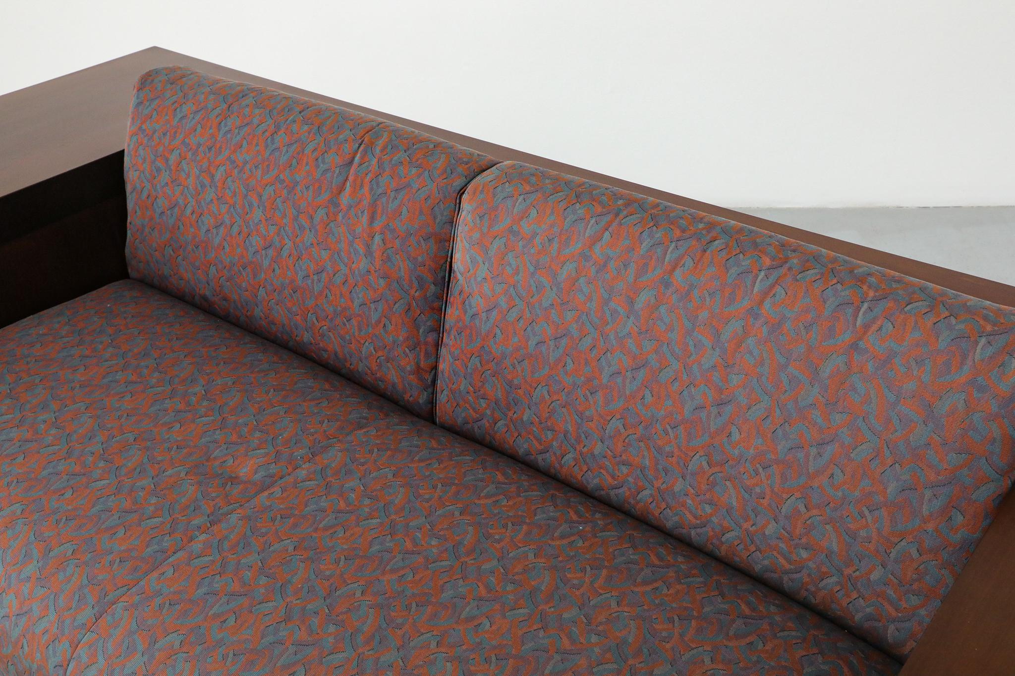 Divano Robie 3 di Frank Loyd Wright in ciliegio tinto noce di Cassina, 1989 in vendita 7