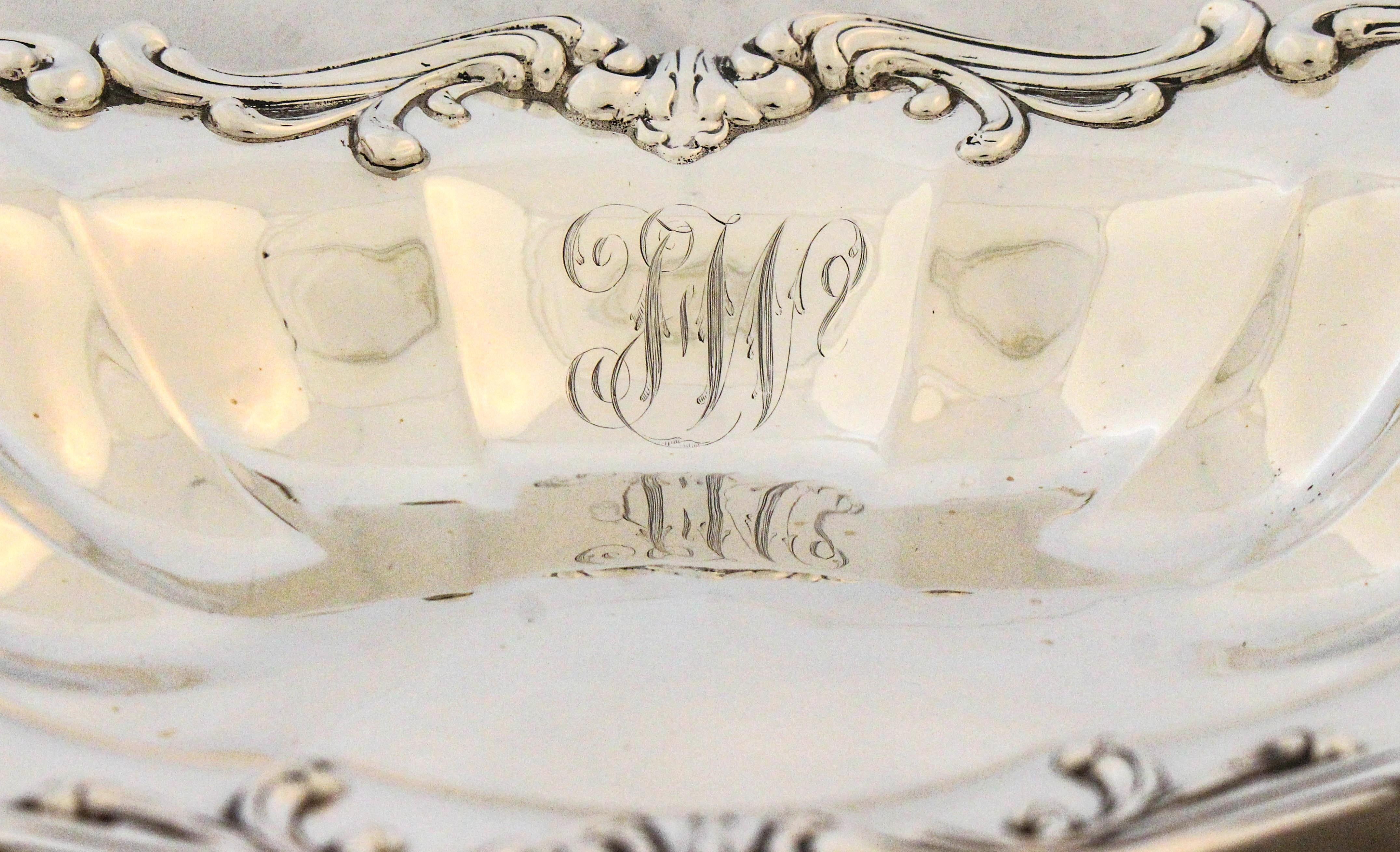 Frank M. Whiting Sterling Silver Brotkorb (amerikanisch) im Angebot