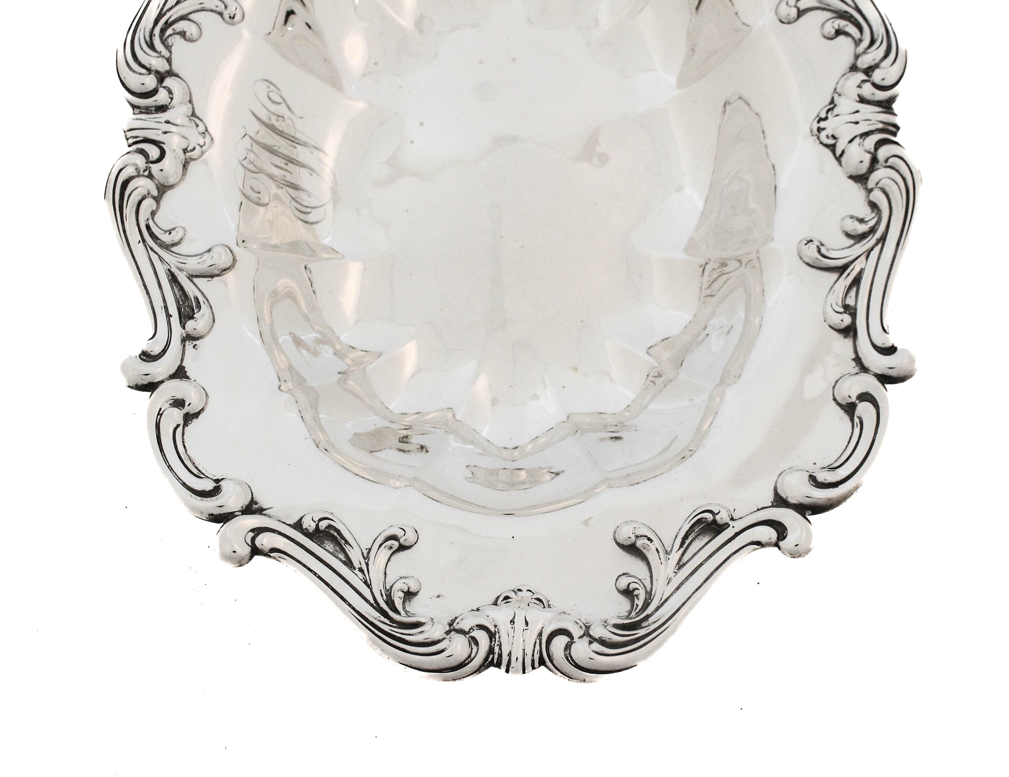 Frank M. Whiting Sterling Silver Brotkorb (Mitte des 20. Jahrhunderts) im Angebot
