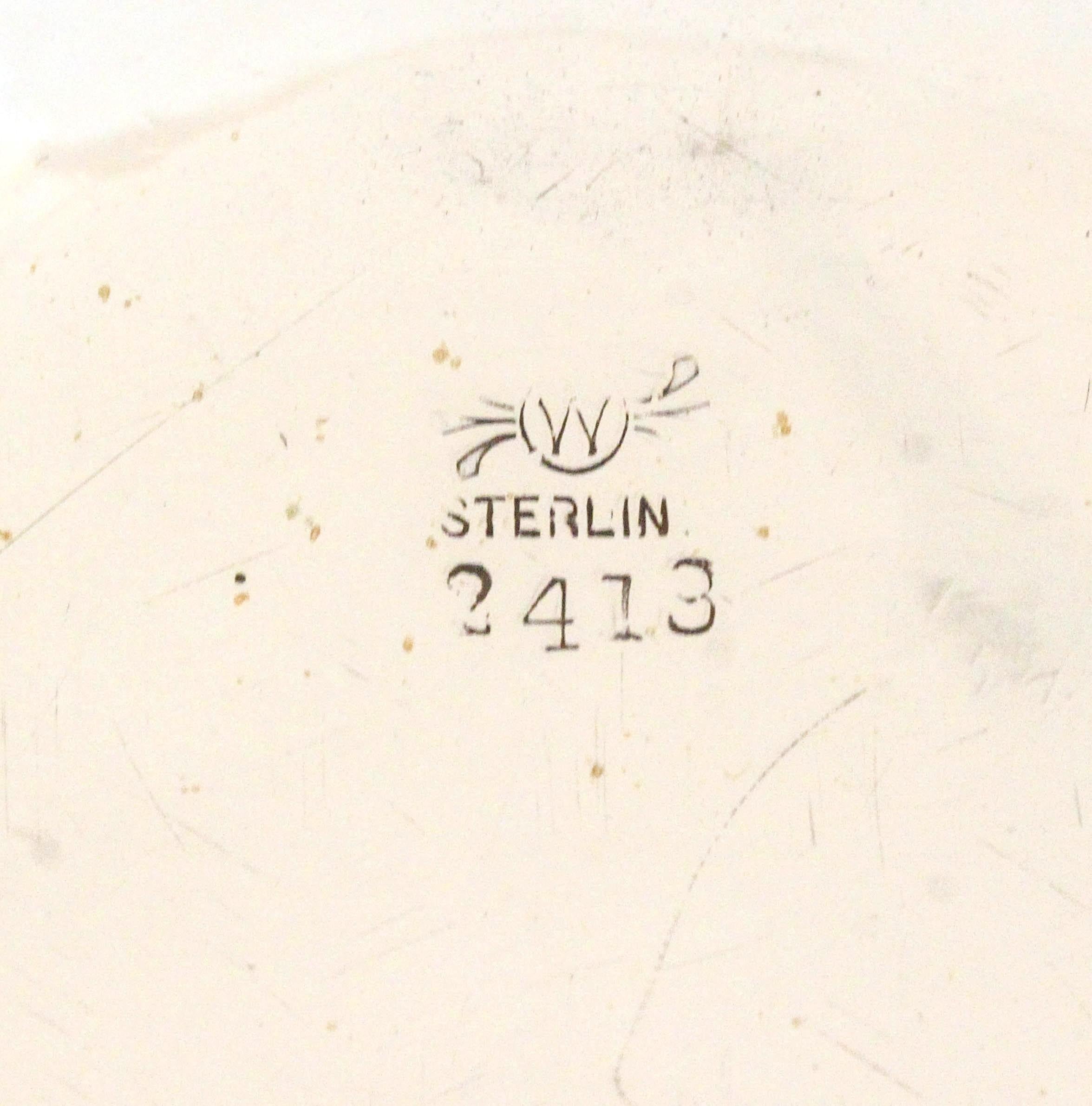 Frank M. Whiting Sterling Silver Brotkorb im Angebot 1