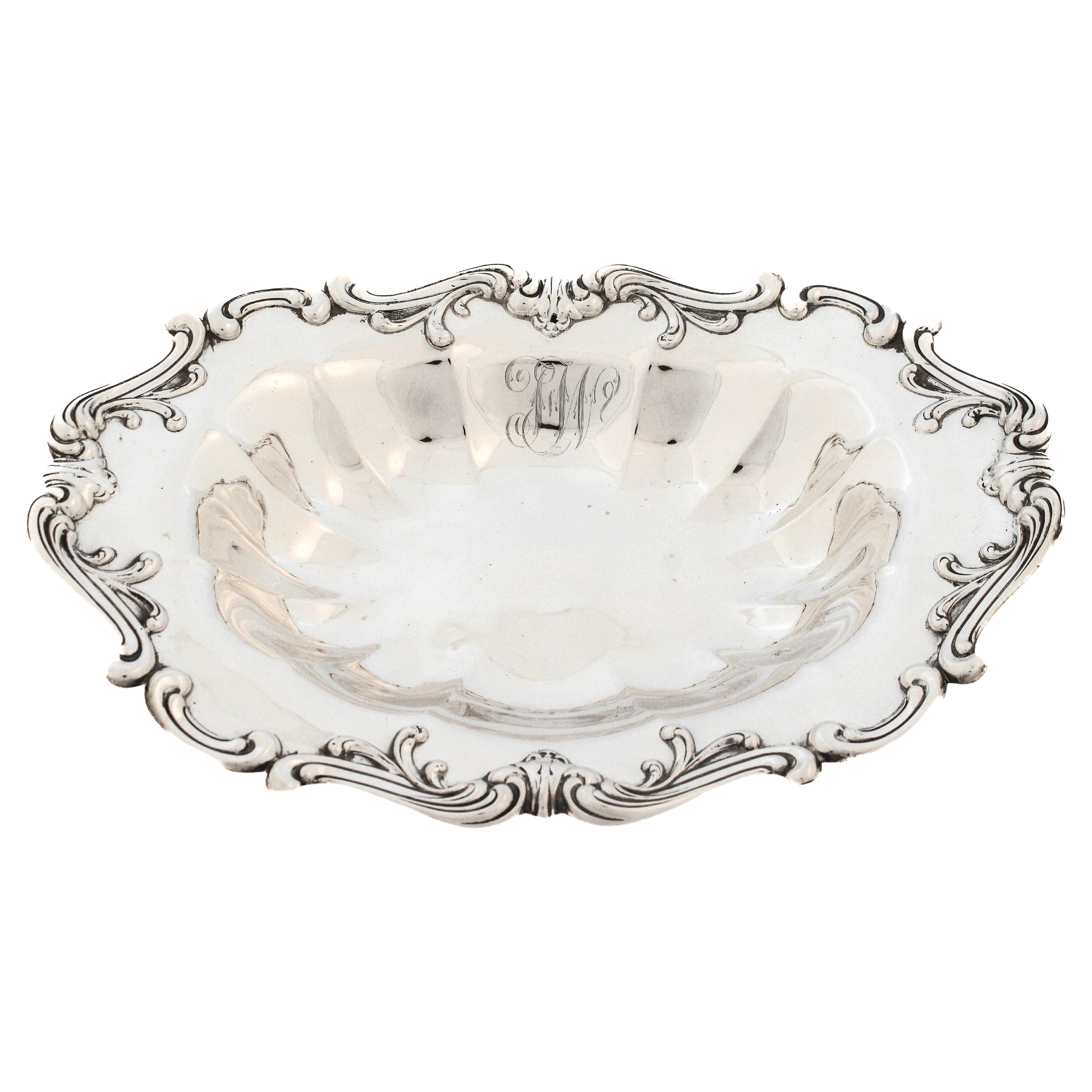 Frank M. Whiting Sterling Silver Brotkorb im Angebot