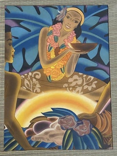 Frank Macintosh "Luau" Art Work by Frank McIntosh