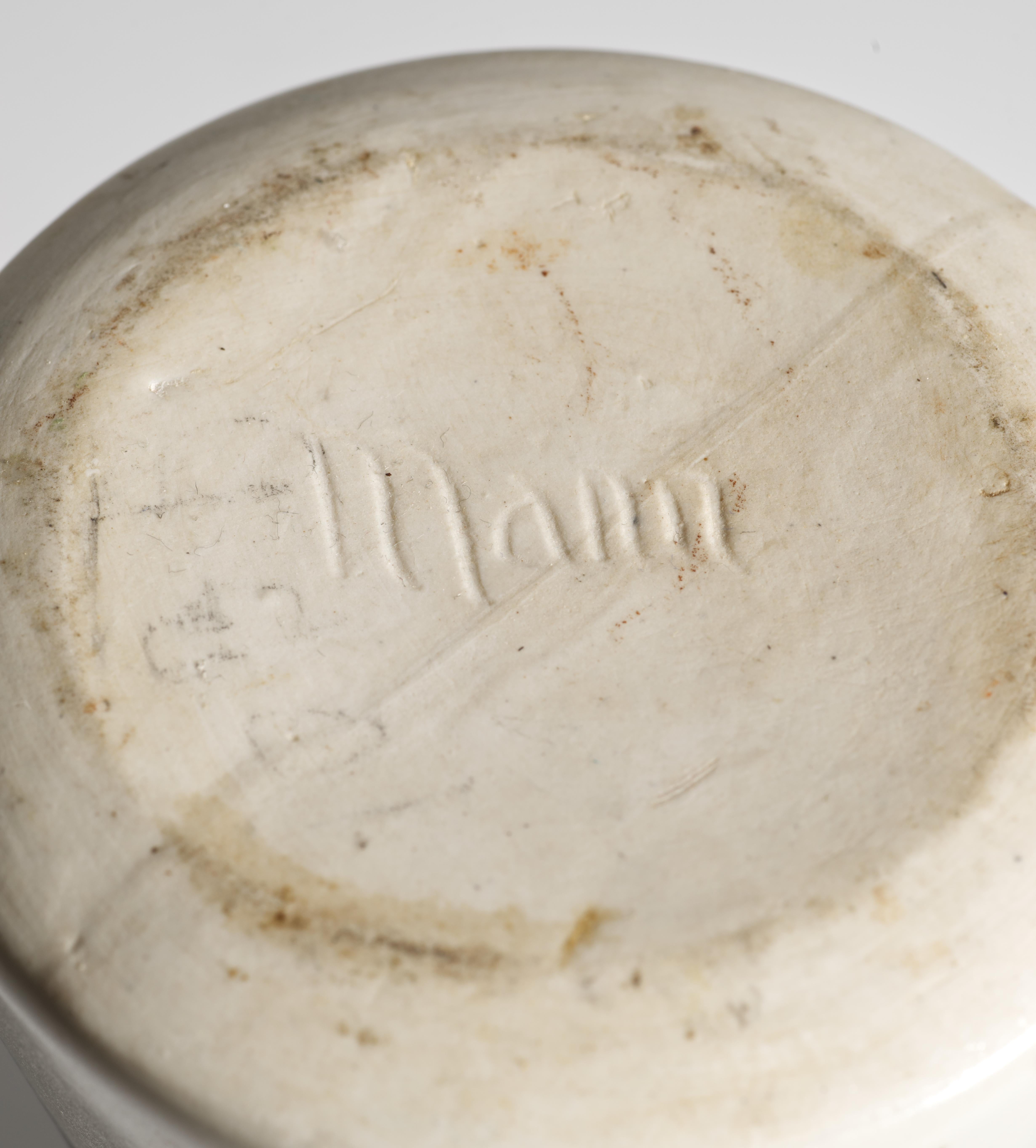 Vaso modernista Frank Mann, Studio Pottery americano degli anni '50-'60 In condizioni buone in vendita a Clifton Springs, NY