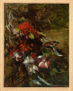 Frank Mason Floral Still Life Oil on Canvas, 1970