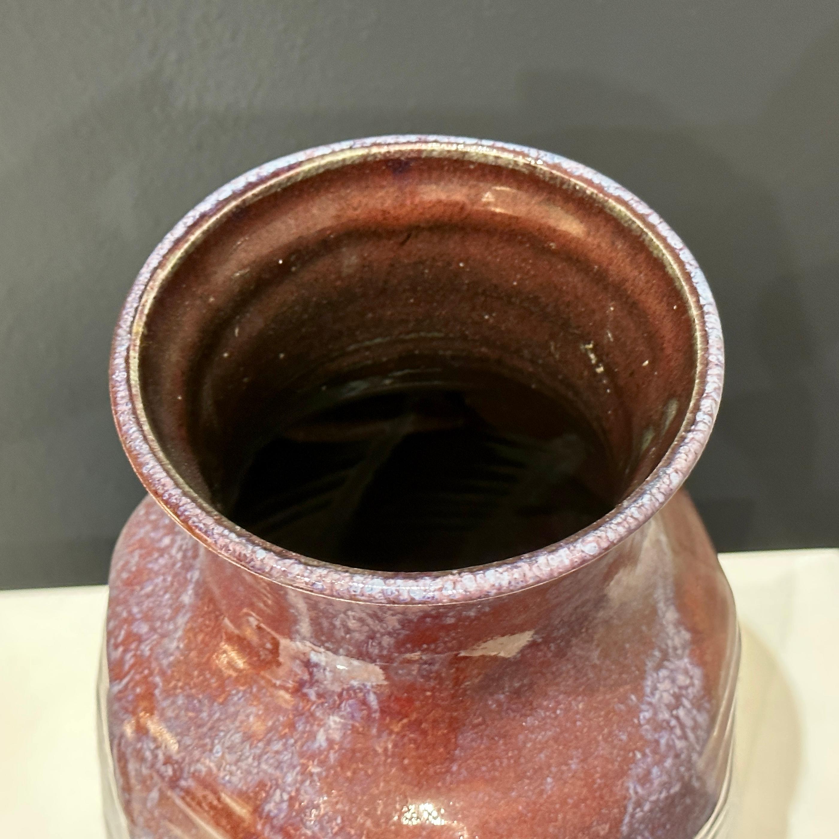 Céramique Frank Matranga Manhattan Beach California Pottery, vase en forme de spirale, vers 1970 en vente
