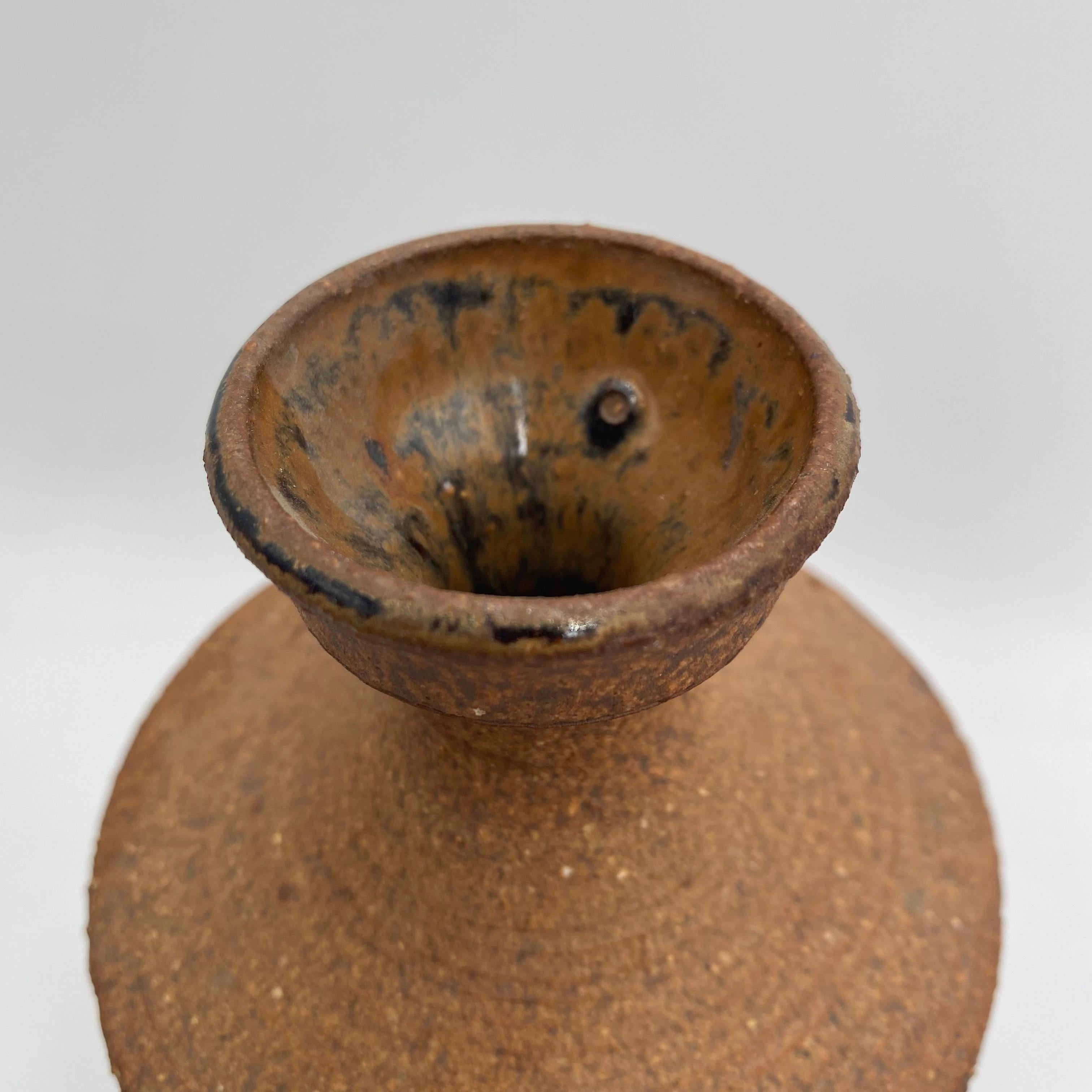 Vaso in gres Frank Matranga California Studio Pottery c.1970 In condizioni buone in vendita a San Juan Capistrano, CA