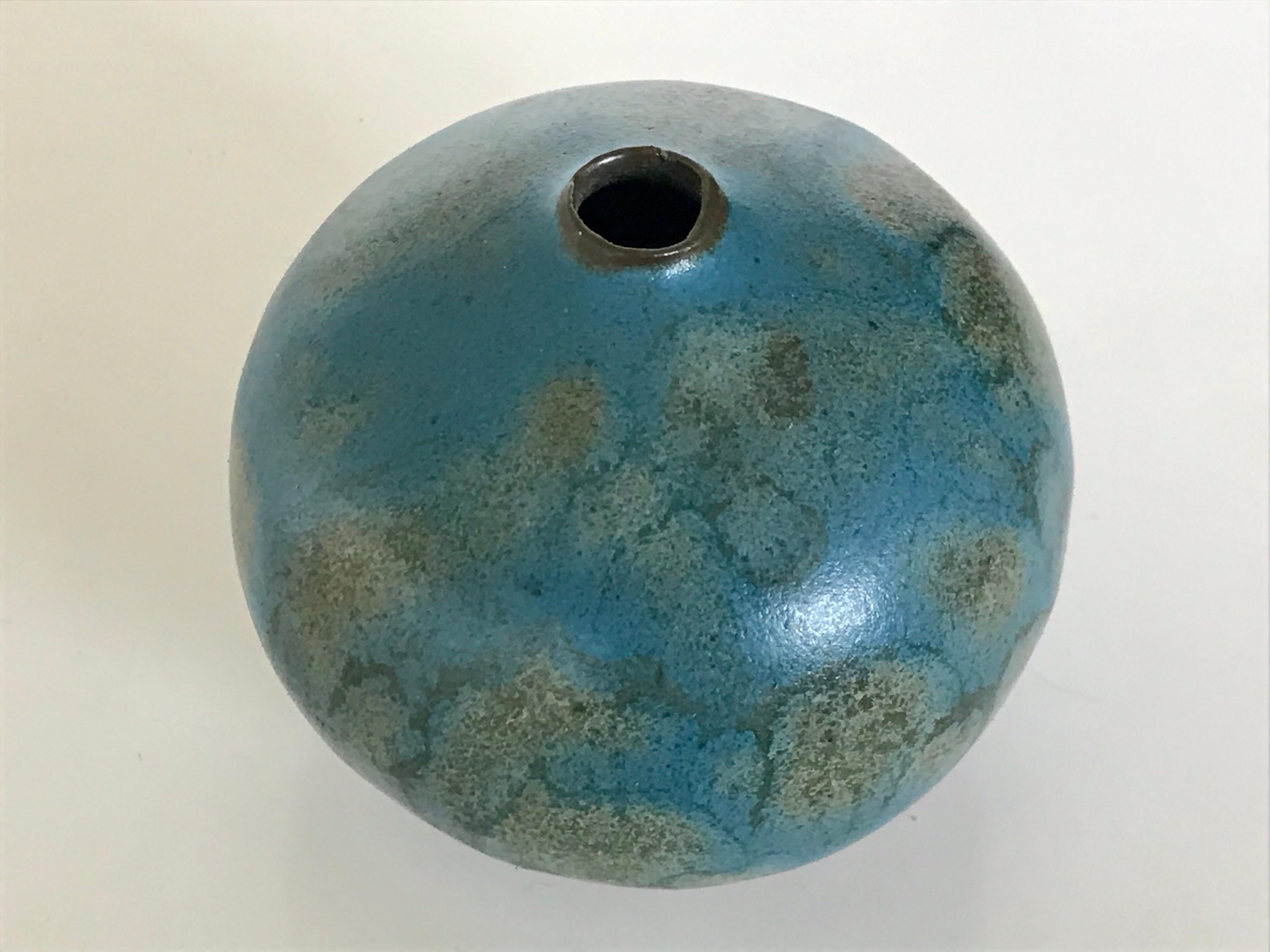 Fired Frank Matranga Studio Pottery Weed Vase