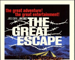 Original The Great Escape, 1963 Original Frank McCarthy Linen-backed Poster