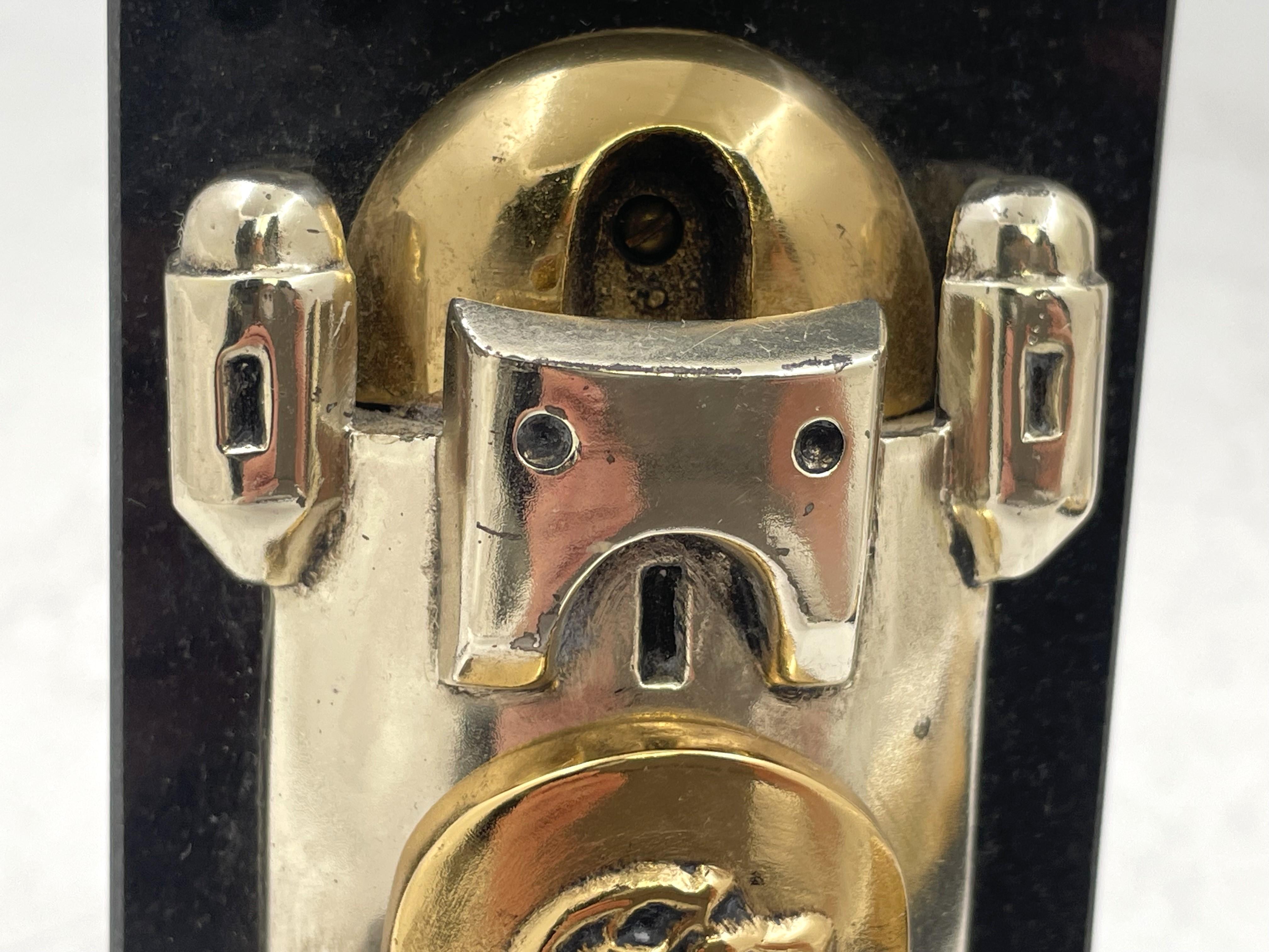 Israeli Frank Meisler Mezuzah with Lion