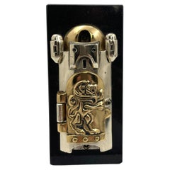 Frank Meisler Mezuzah with Lion