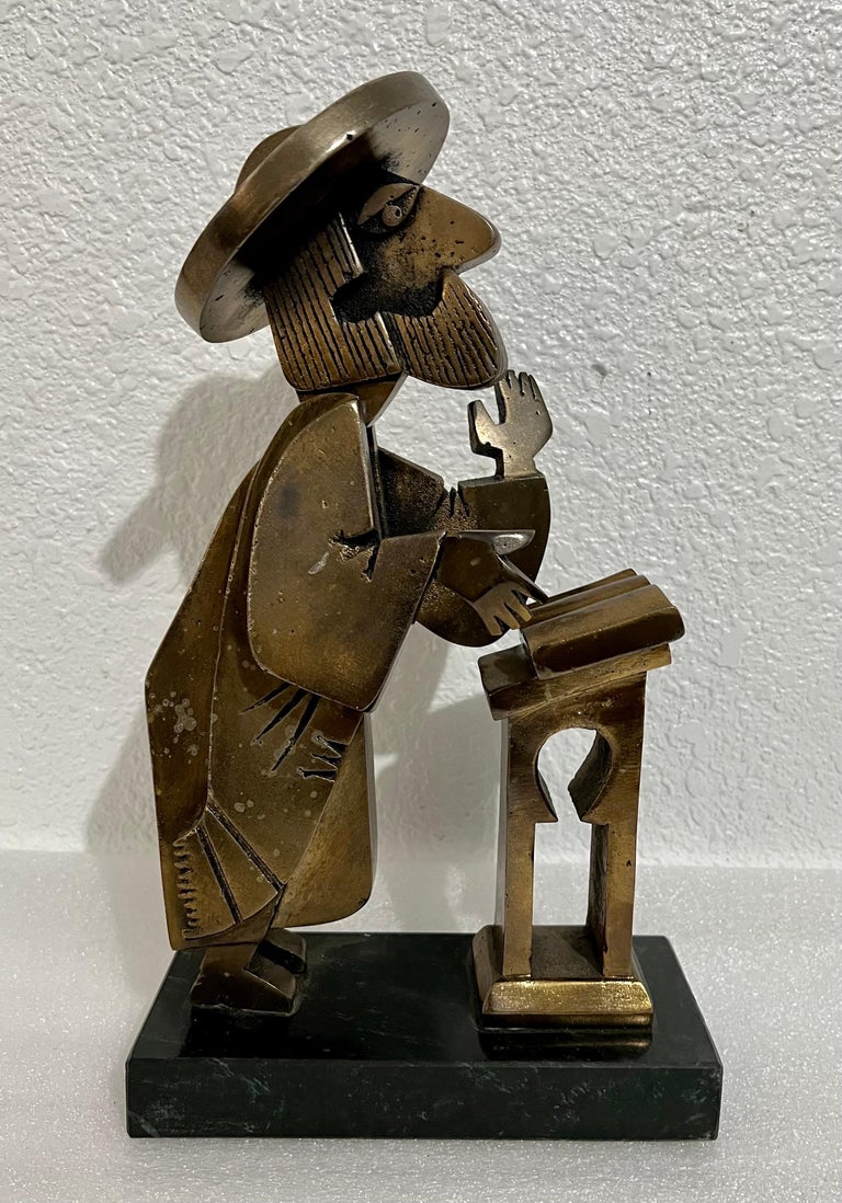 Sculpture "Le Lecteur" Par Frank Meisler - Édition Limitée 2/250 - Jaffa, Israël