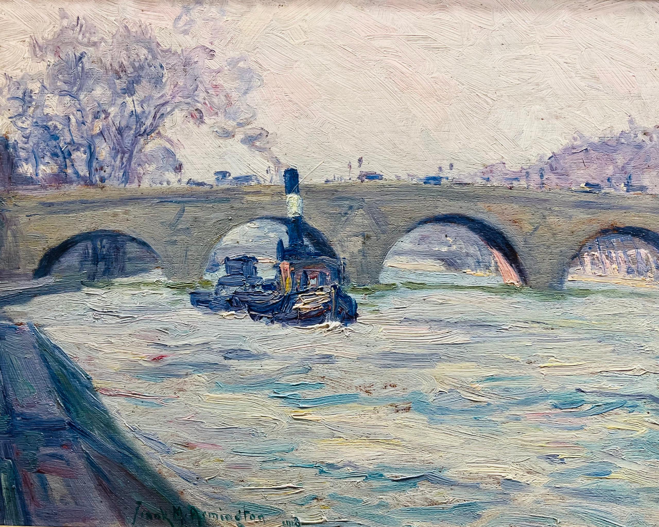 Frank Milton Armington Landscape Painting - Pont Royal, Paris
