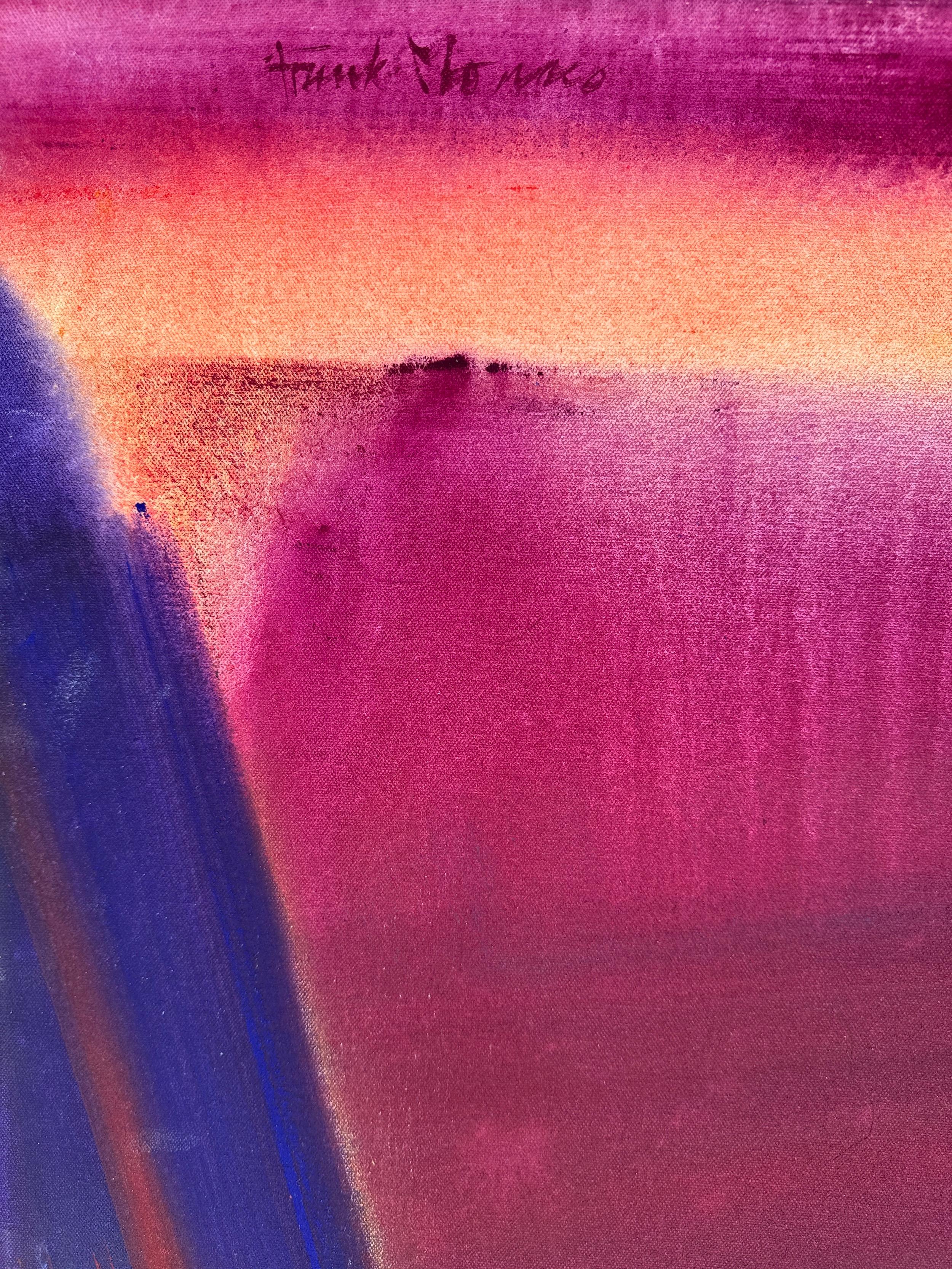 Serie Luminations 
Galleria wrap,  l'artista ha firmato e titolato.
Frank Monaco.
Ha studiato e lavorato con Marilyn Stiles dell'Art Institute di Chicago/Storia dell'arte.
Pittura, restauro e conservazione dei musei, 1972 - 1976
Studi di Belle Arti