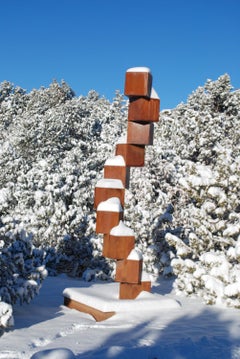Sculpture d'extérieur en acier "Revolution"