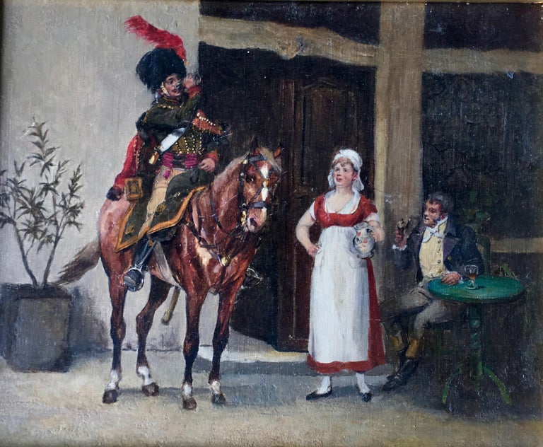Frank Moss Bennett - A French Chasseur a Cheval de la Garde Imperiale