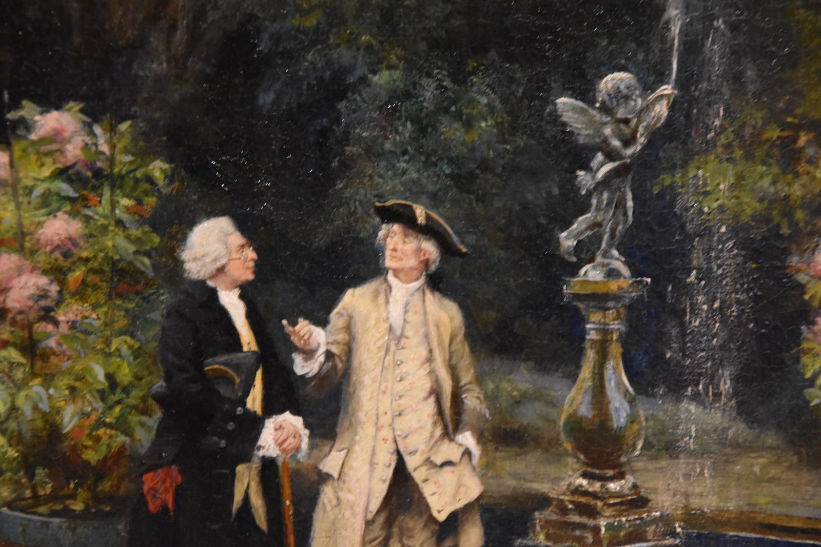 Pittura ad olio di Frank Moss Bennetts 