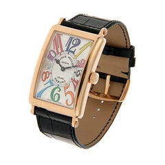 Frank Muller 18 Karat Pink Gold Long Island Qz Col Drm Watch