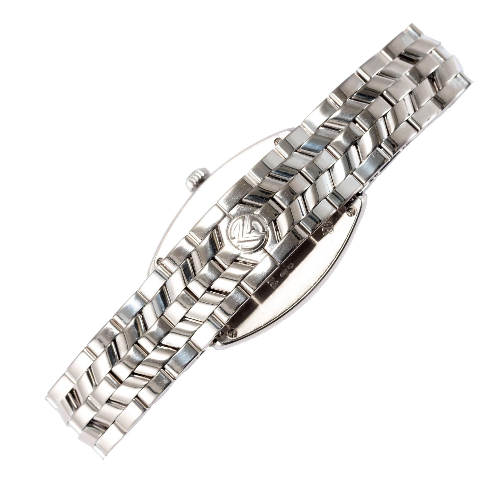 Frank Muller Montre-bracelet Curvex en or blanc avec diamant de 3::00 carats 1