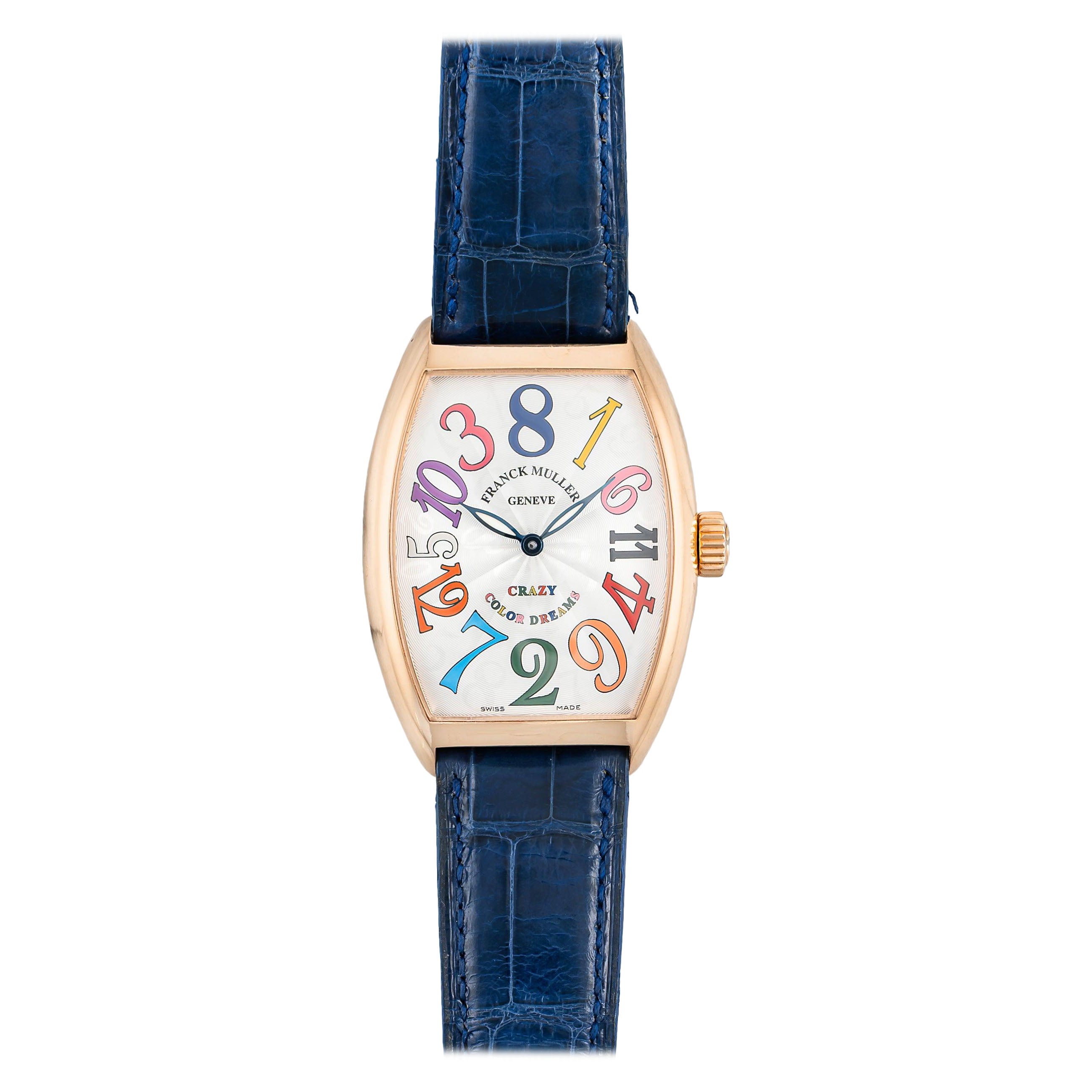 Reloj Frank Muller 7851 Crazy Color Dreams de oro rosa de 18 quilates, 2012