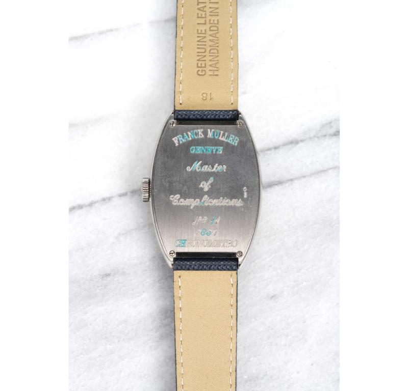 Frank Muller Watch in 18K White Gold, 1990s In Good Condition For Sale In New York, NY