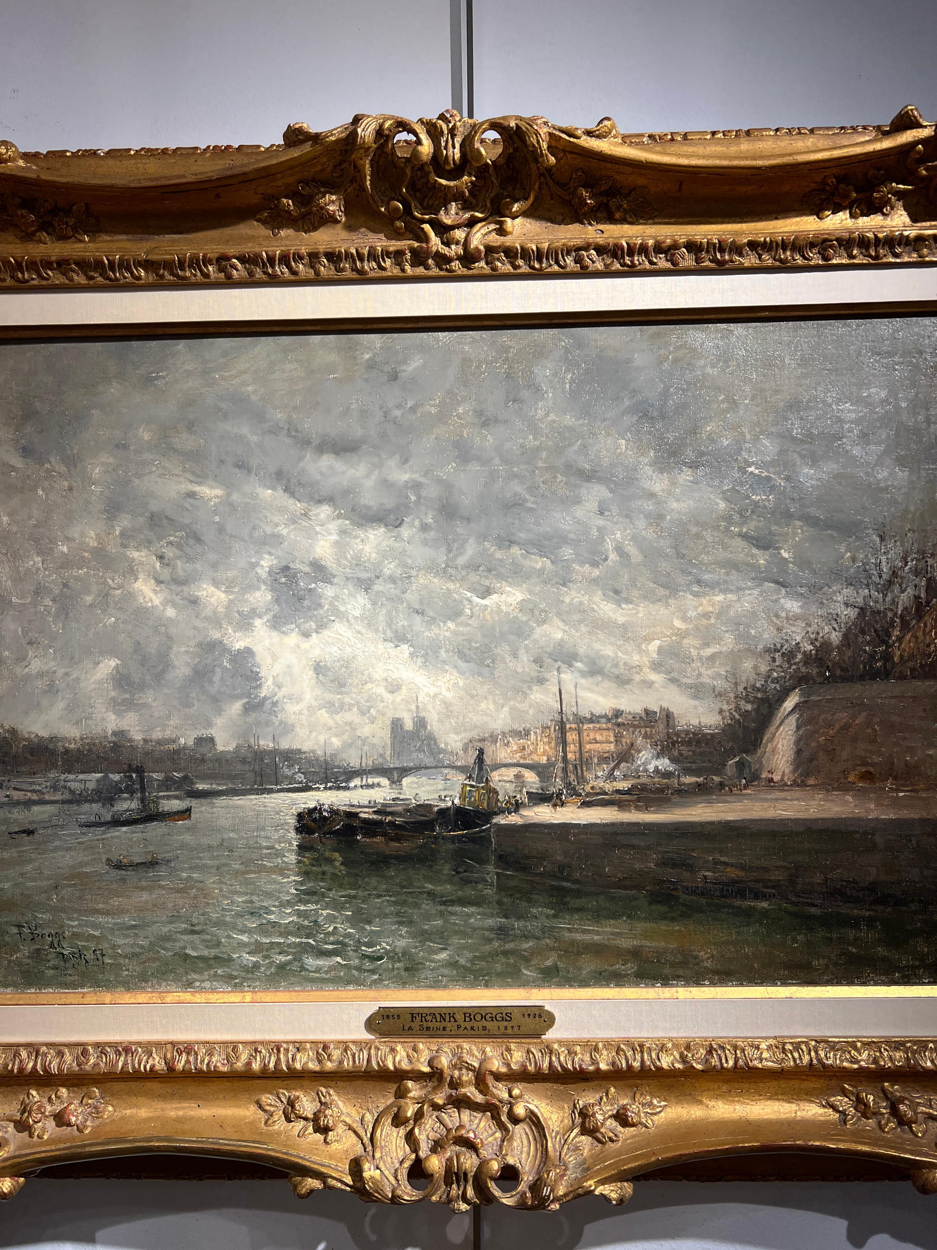 La Seine, París, 1897
Por Frank M. Boggs (estadounidense, 1855-1926)
Sin enmarcar: 15