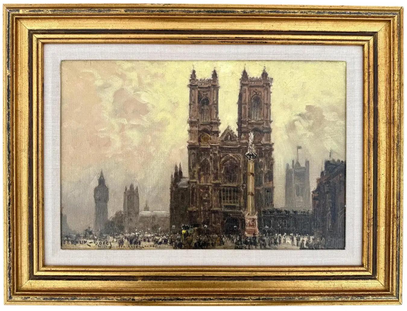 Landscape Painting Frank Myers Boggs - Abbey de Westminster, Londres