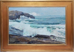 frank myers artist Impressionist Oil Painting of Pacific Grove, California by Frank Harmon Myers