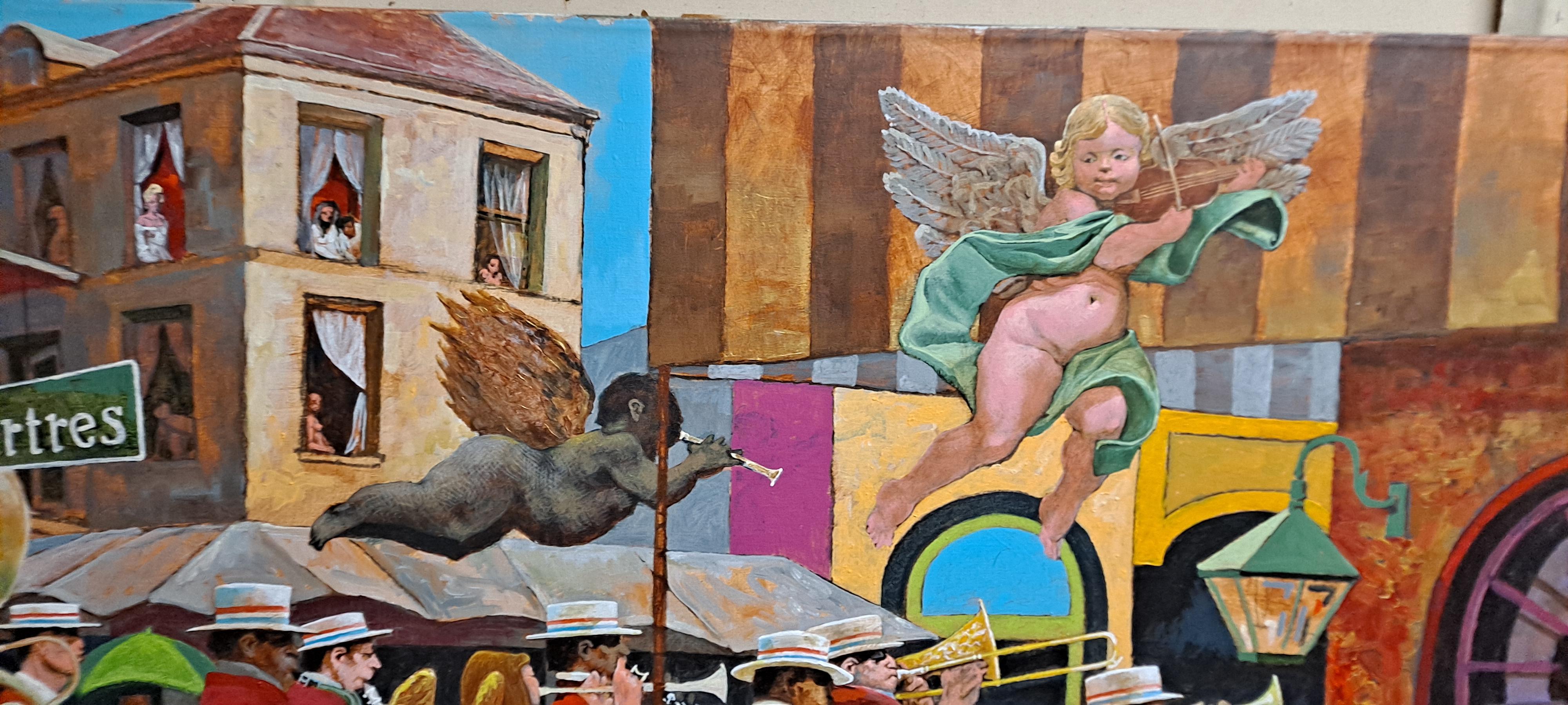 Pittura originale monumentale di Frank Ashley, 2003 - Painting di Frank Nelson Ashley 