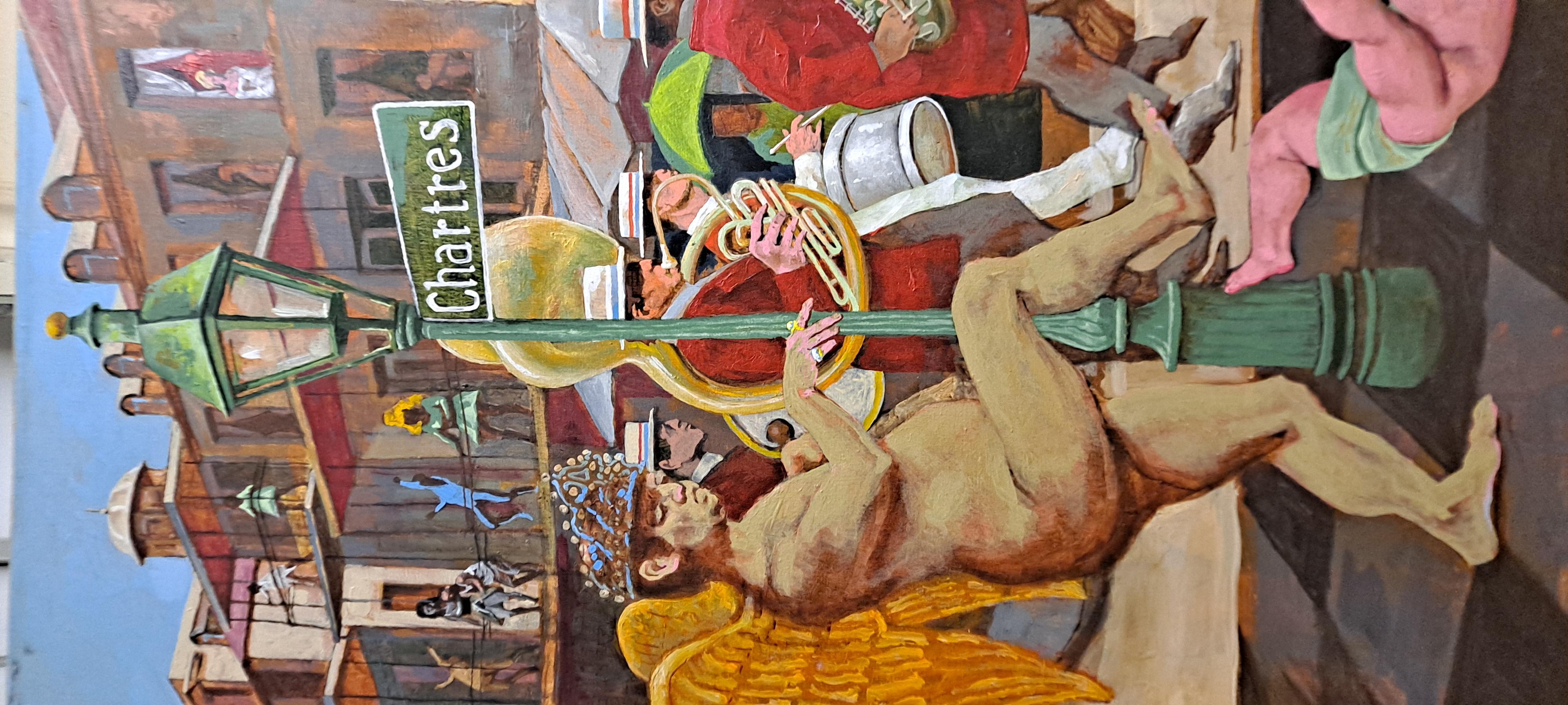 Pittura originale monumentale di Frank Ashley, 2003 in vendita 1