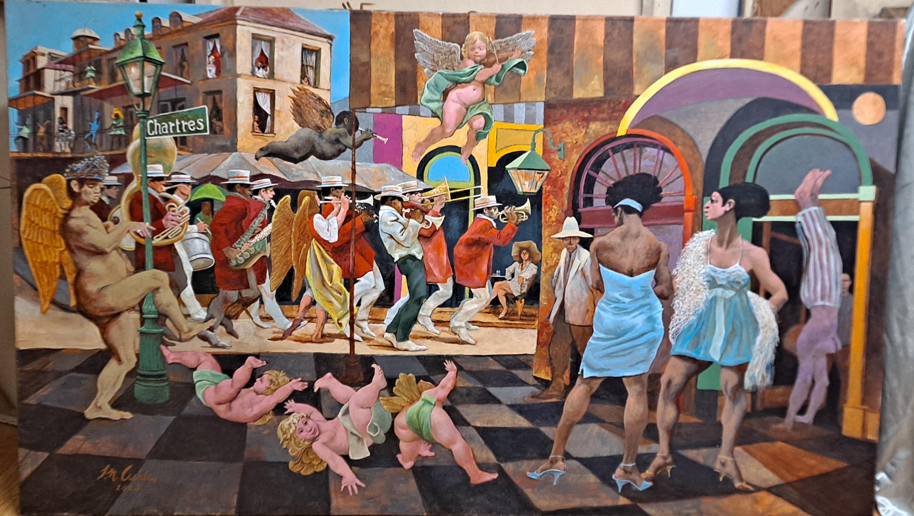 Pittura originale monumentale di Frank Ashley, 2003 in vendita 4