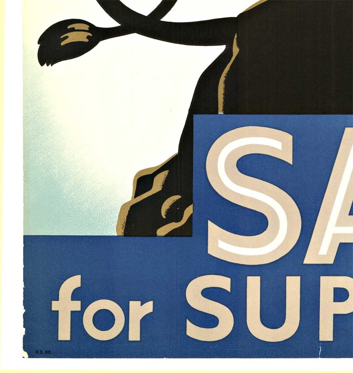 Affiche britannique originale « Post Office Savings Bank, Save for Supremacy » en vente 1