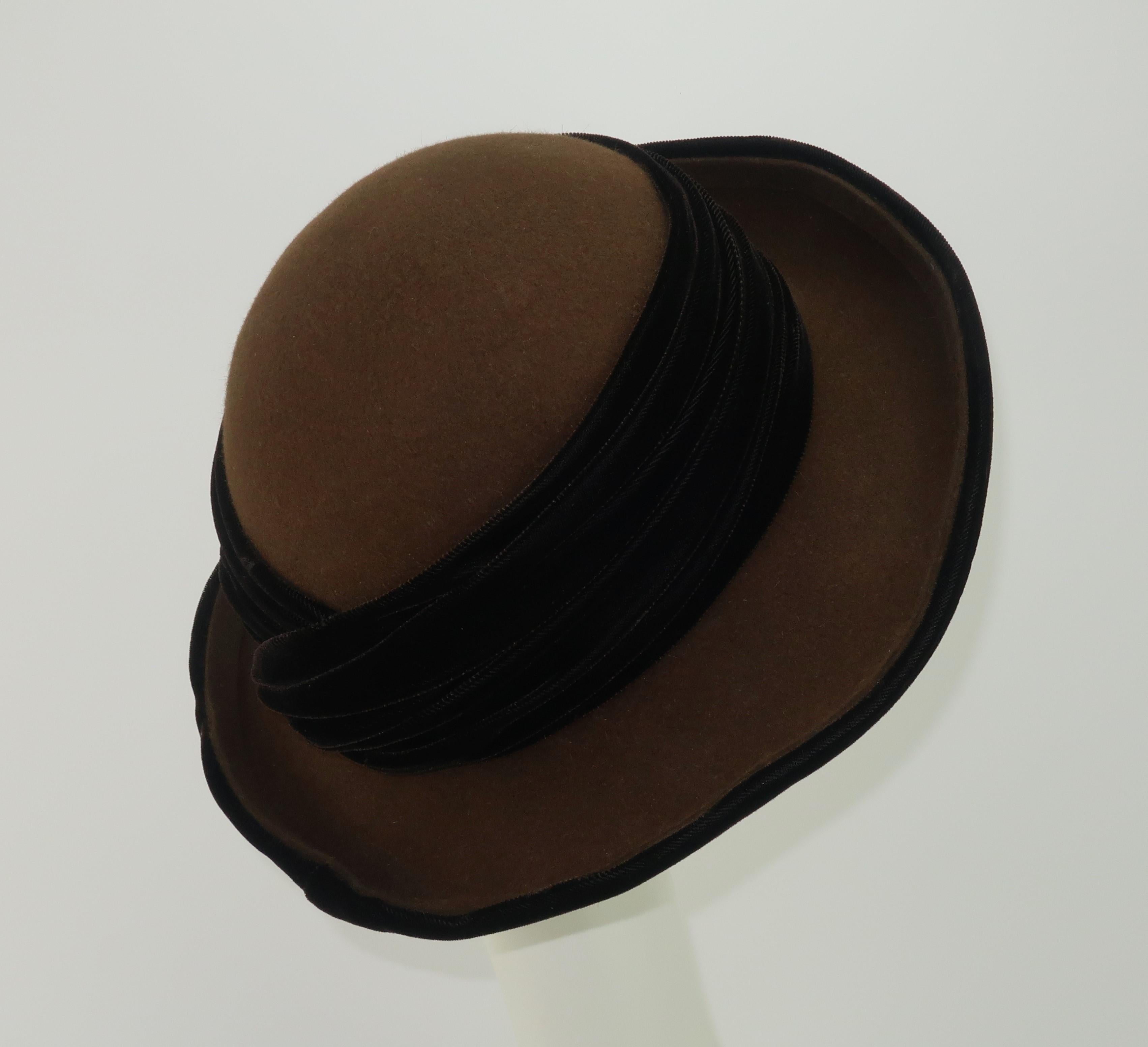 curly brimmed beaver hat
