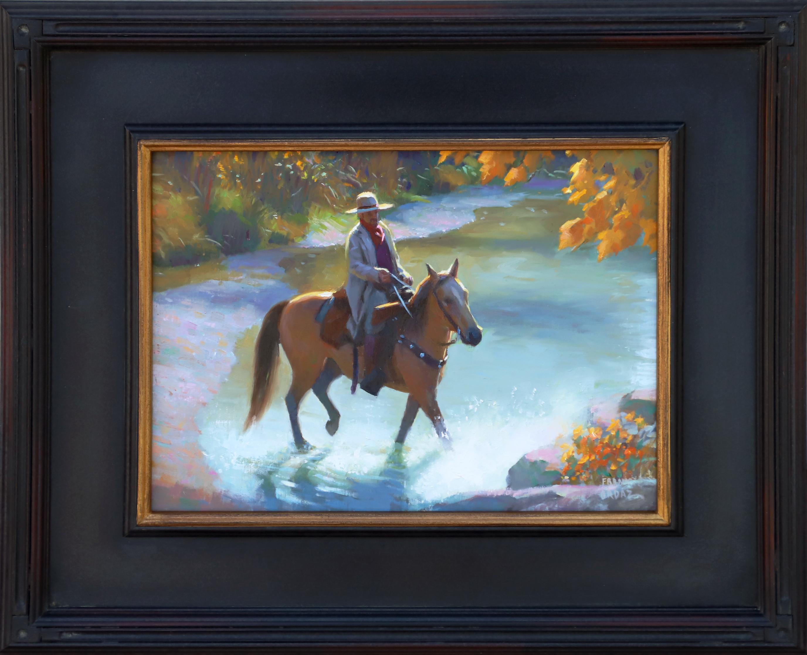 Cruce de sombras - Painting de Frank Ordaz