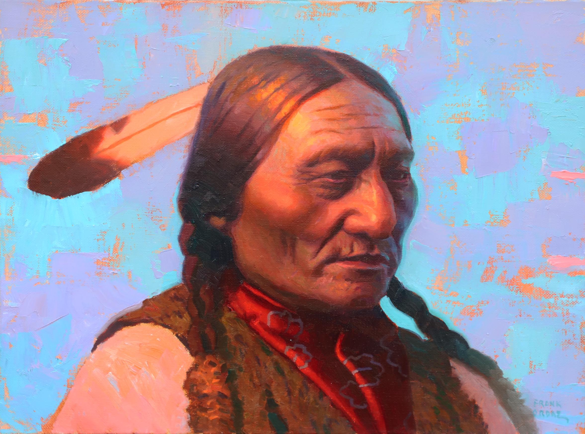 Sitting Bull #2 - Painting by Frank Ordaz