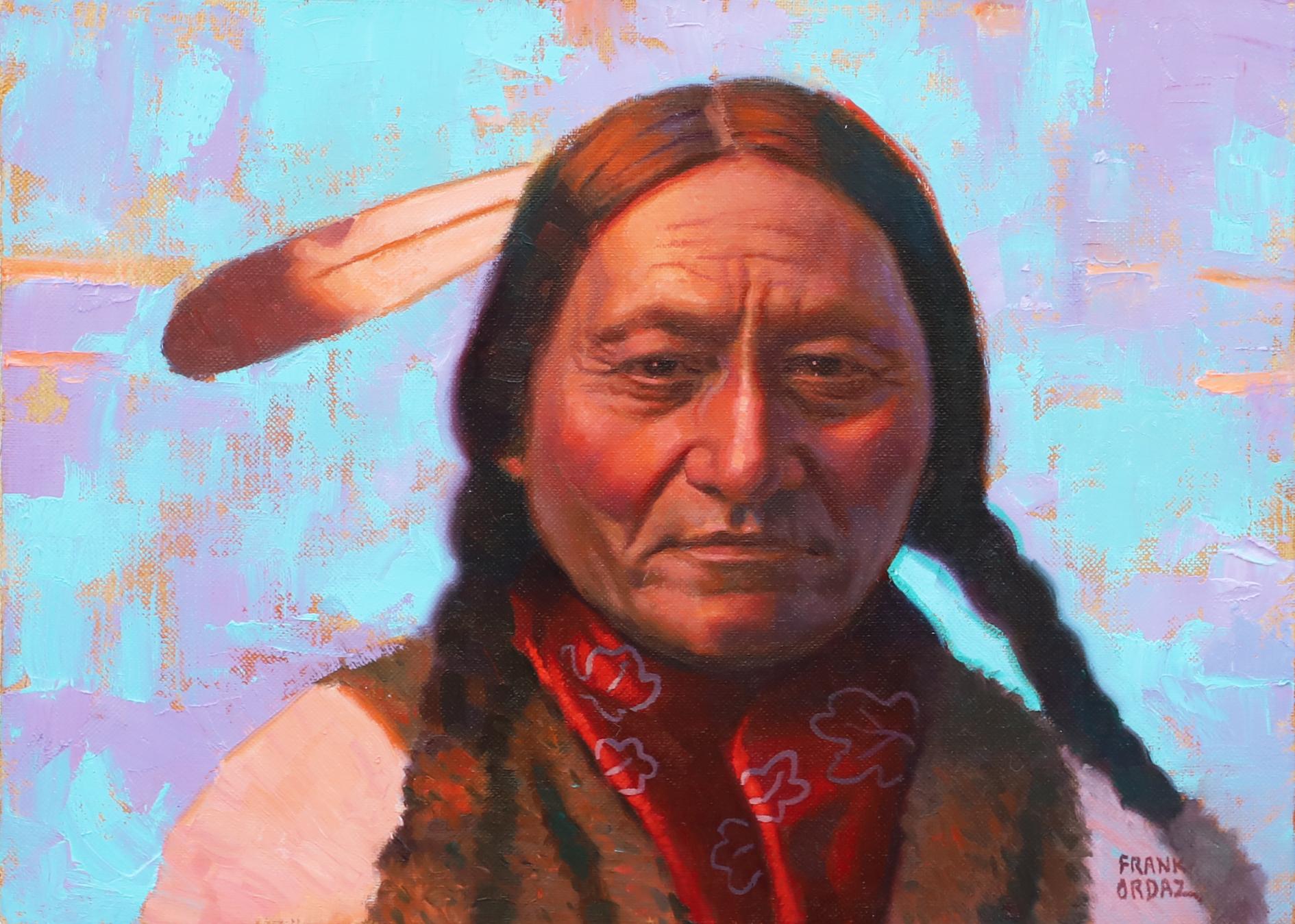 Sitting Bull - Painting by Frank Ordaz