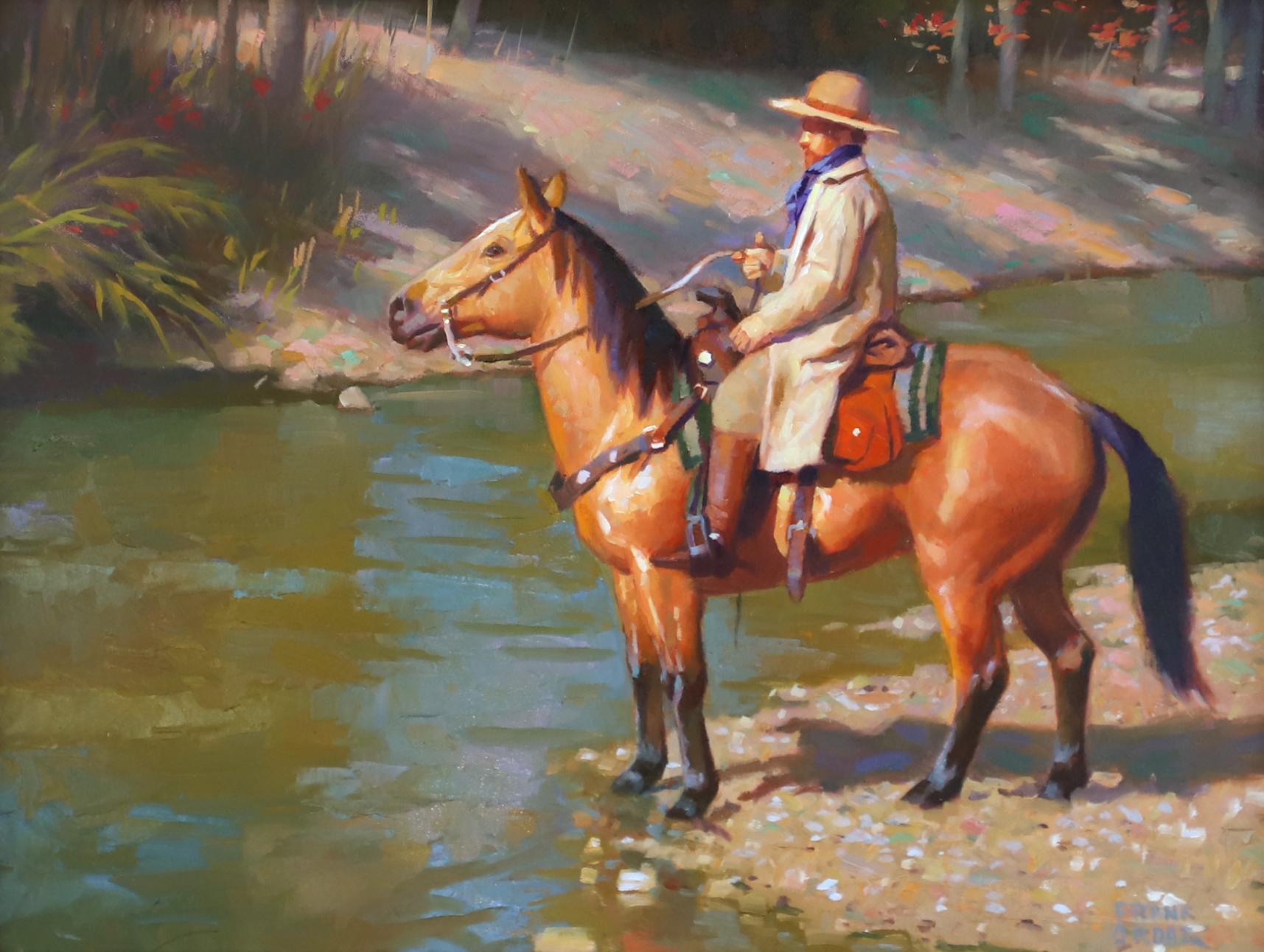 El primer paso - Painting Realista de Frank Ordaz