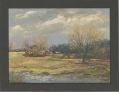 Frank Ormrod (1896-1988) - 1977 Oil, Berkshire Landscape