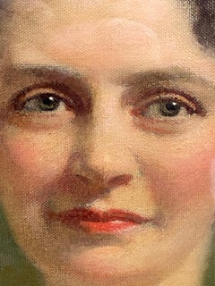 Francisco Owen Salisbury Portrait à grande échelle d'une femme élégante c.1934