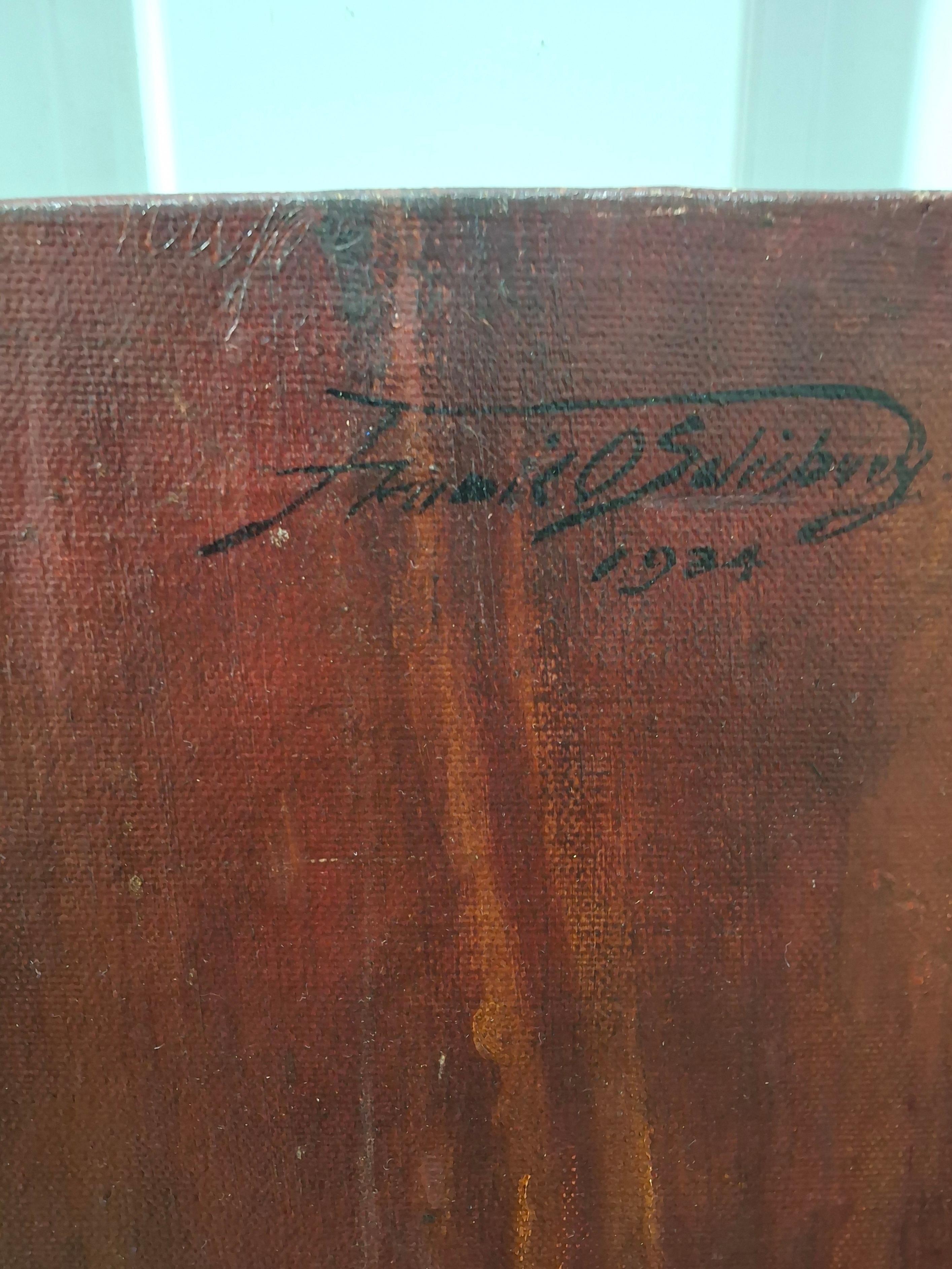 Male Porträtgemälde, 1934 im Angebot 8