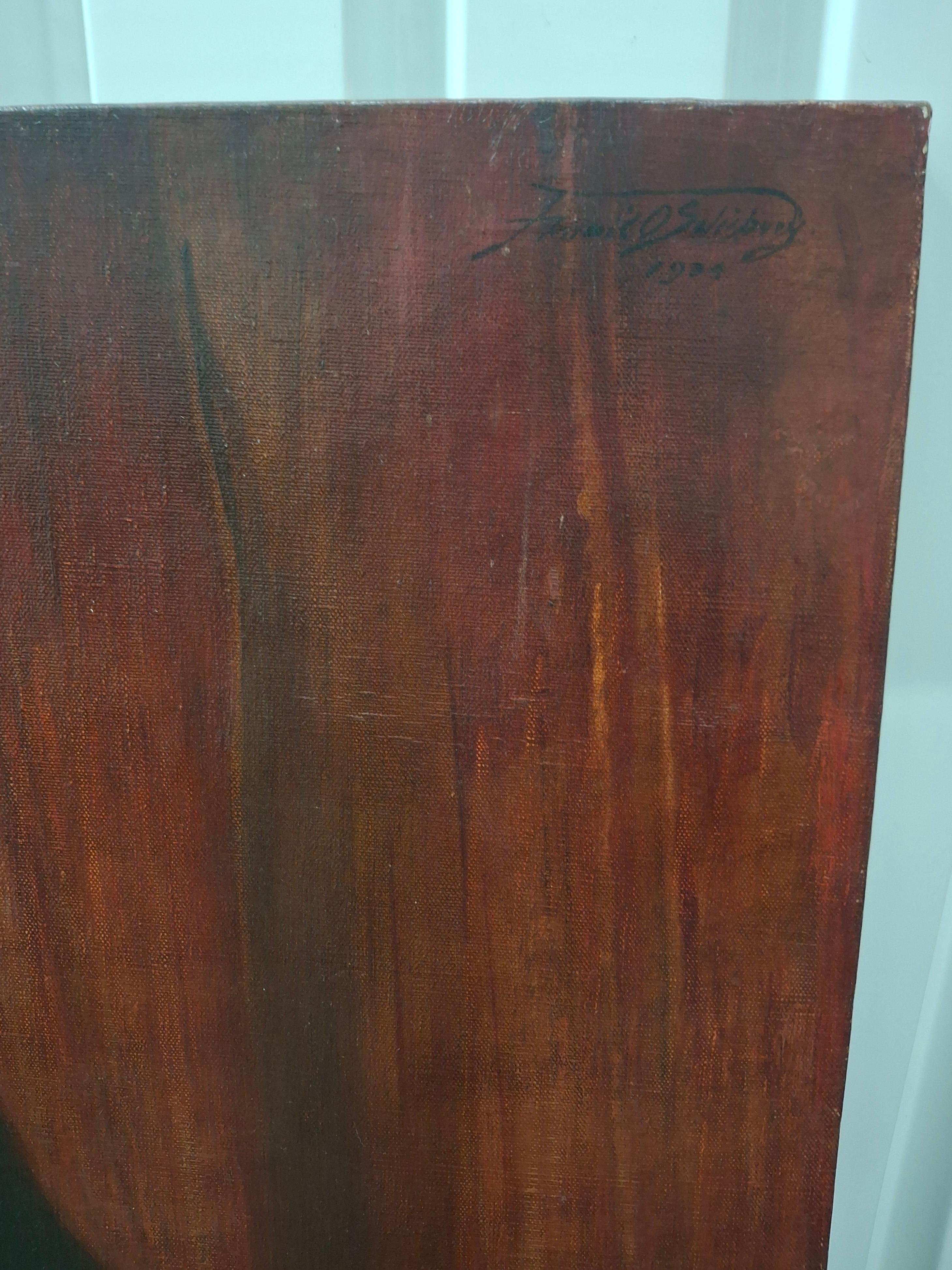 Male Porträtgemälde, 1934 im Angebot 10